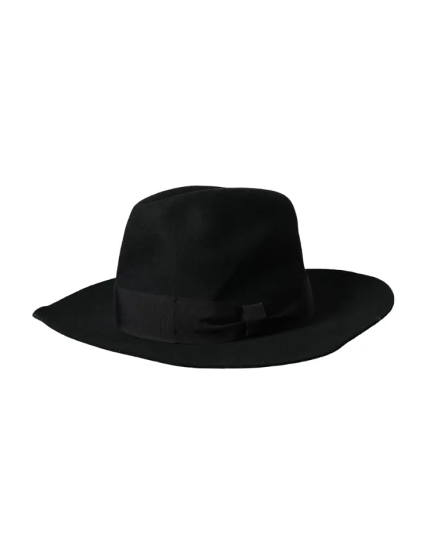 Black Rabbit Fedora Trilby Women Hat sold by Louxly