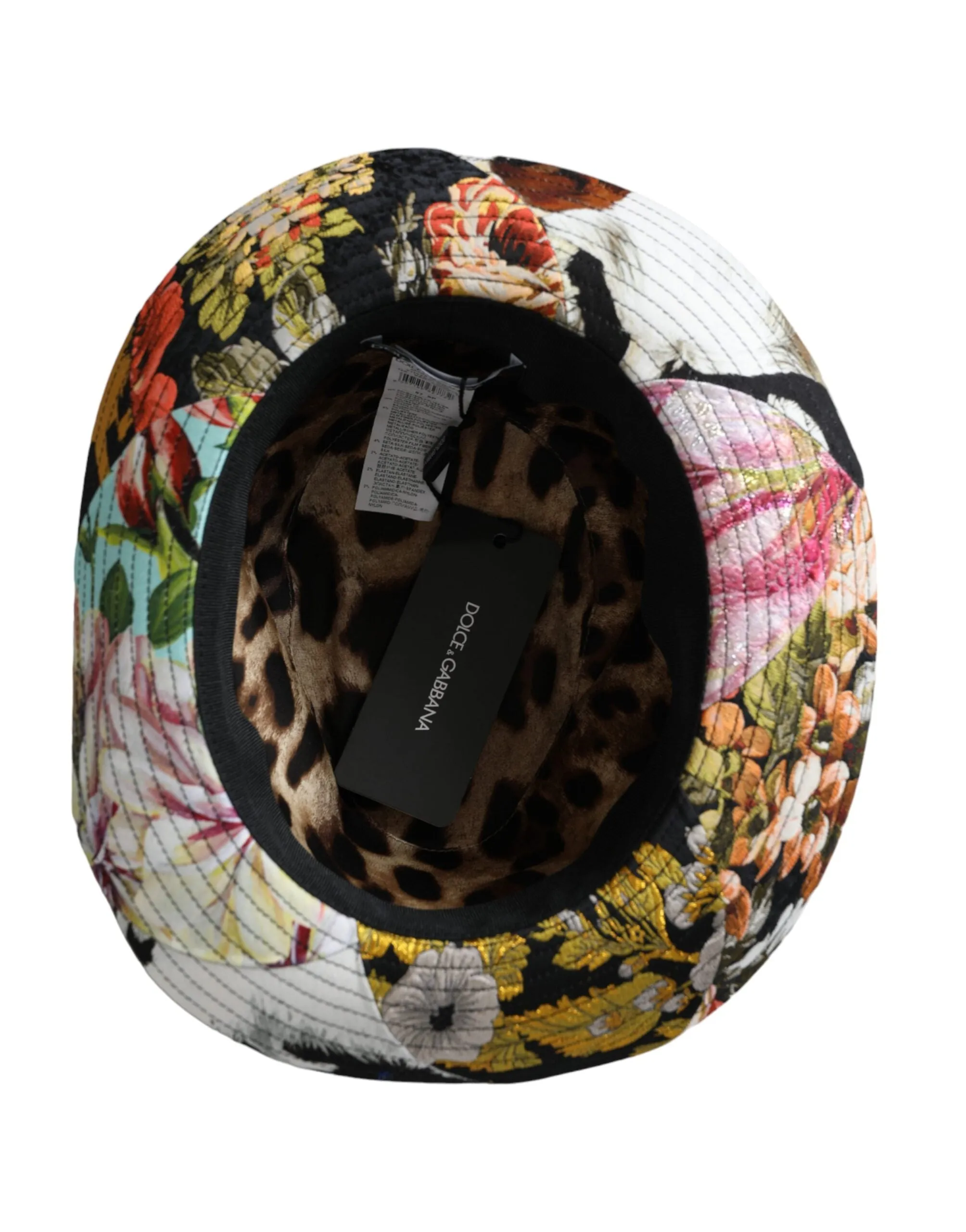 Multicolor Patchwork Women Fedora Wide Brim Hat sold by Louxly product image thumbnail 5