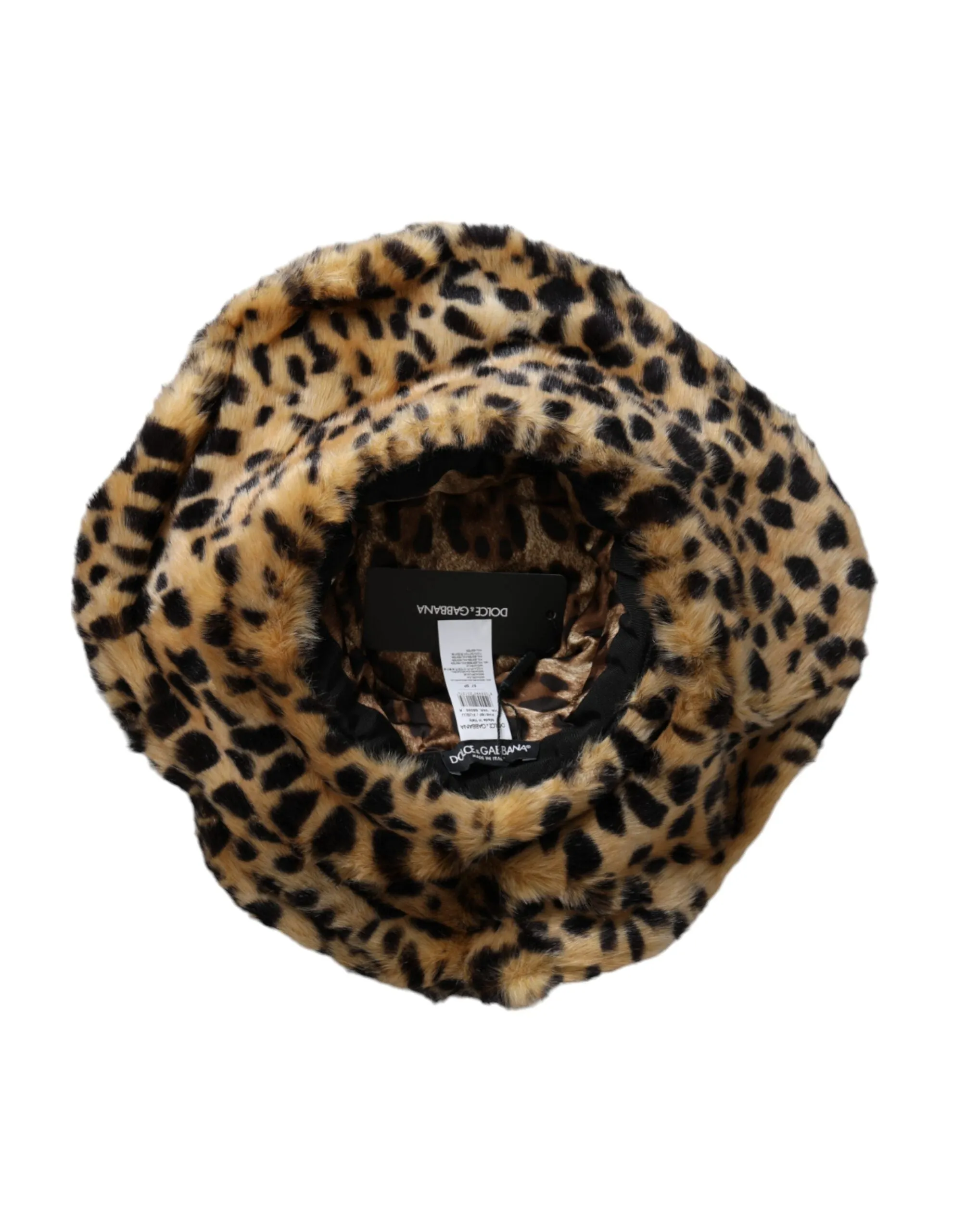 Brown Leopard Fur Women Bucket Hat sold by Louxly product image thumbnail 5