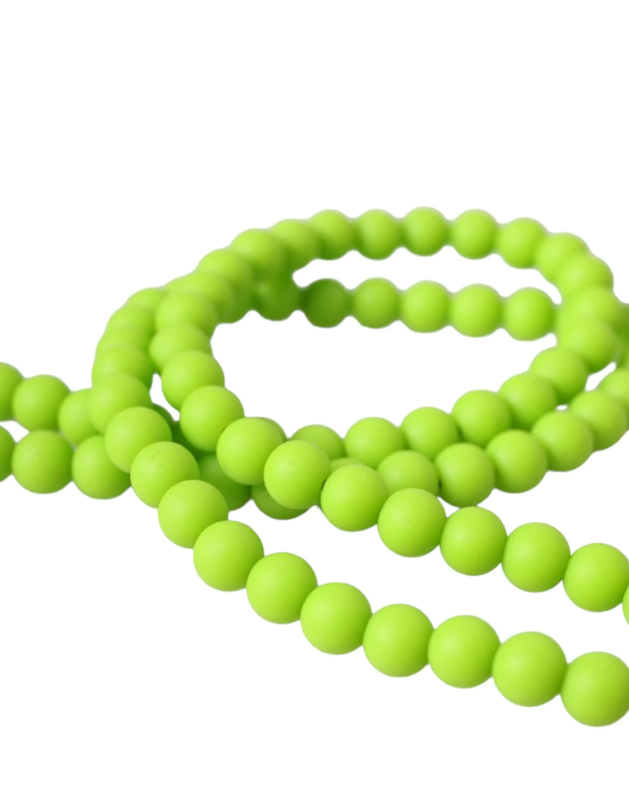 Green Beaded Chain DG Logo Charm Necklace sold by Louxly product image thumbnail 4