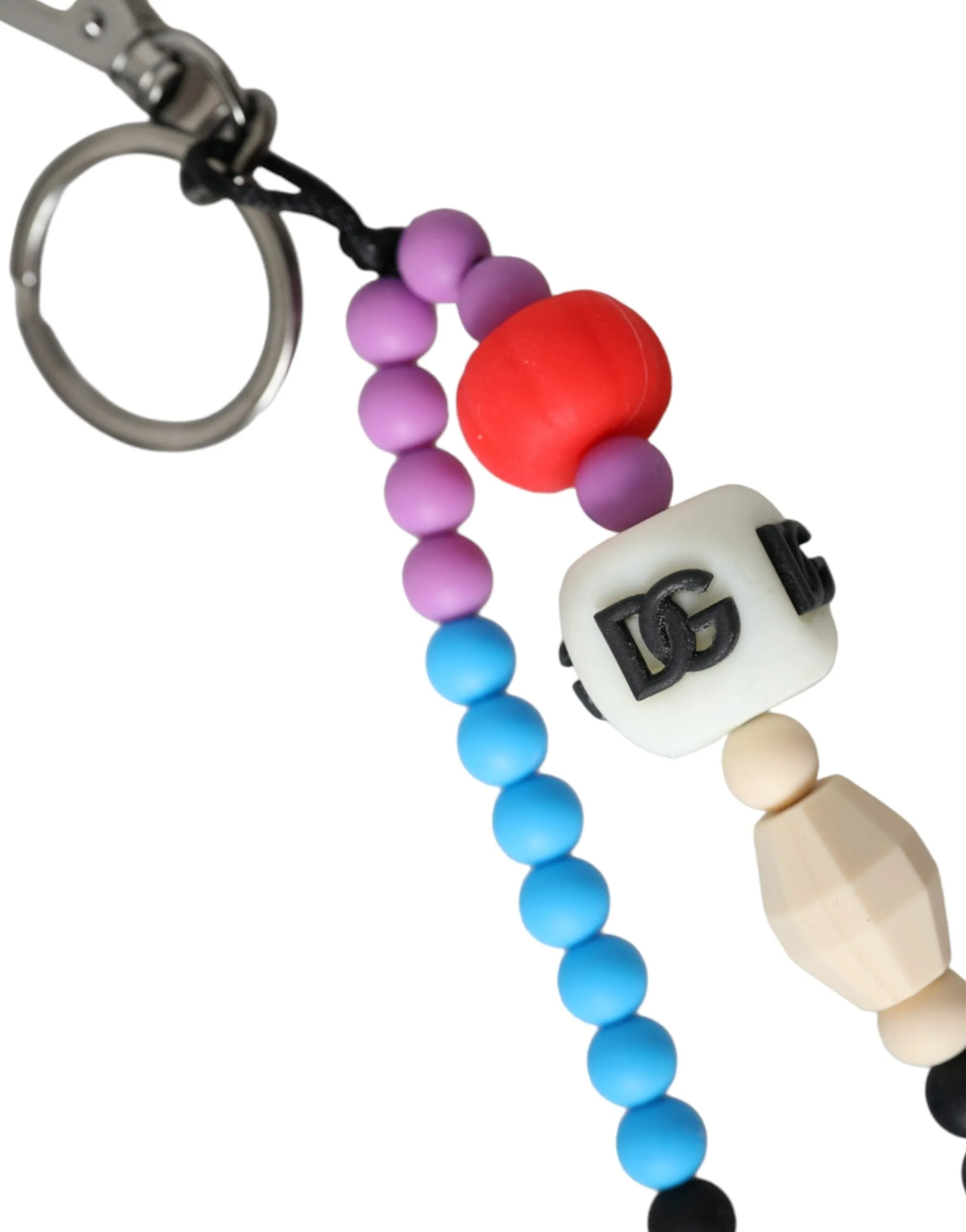 Multicolor Beaded DG Charm Accessory Keychain Keyring sold by Louxly product image thumbnail 5