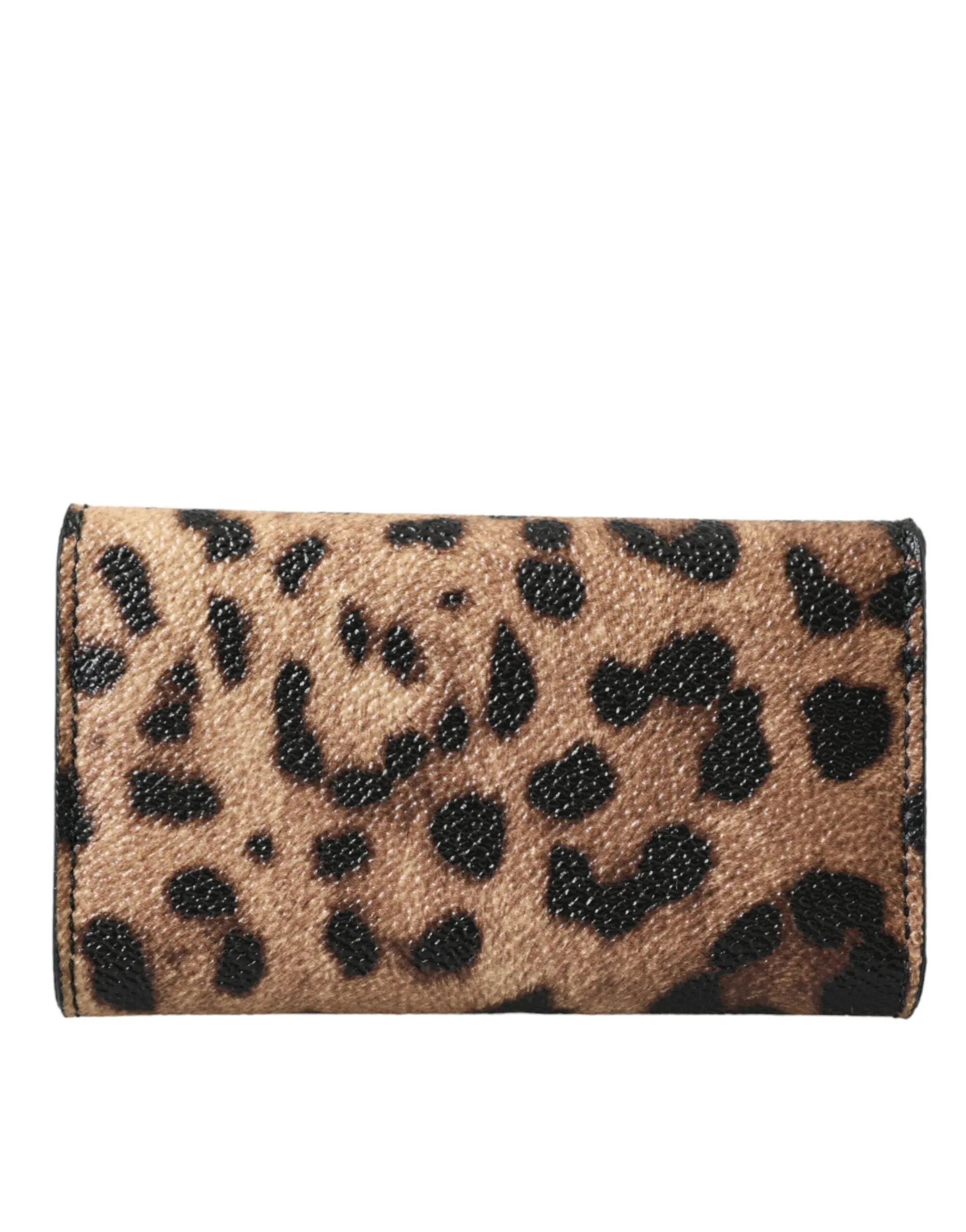 Brown Leopard PVC Pouch Key Holder Case Keyring sold by Louxly product image thumbnail 3