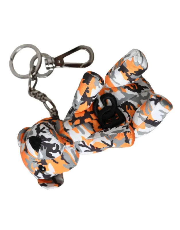 Multicolor Camouflage Animal Silhouette Keychain Keyring sold by Louxly
