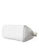 White Quilted Leather SICILY Shoulder Purse Satchel Bag sold by Louxly
