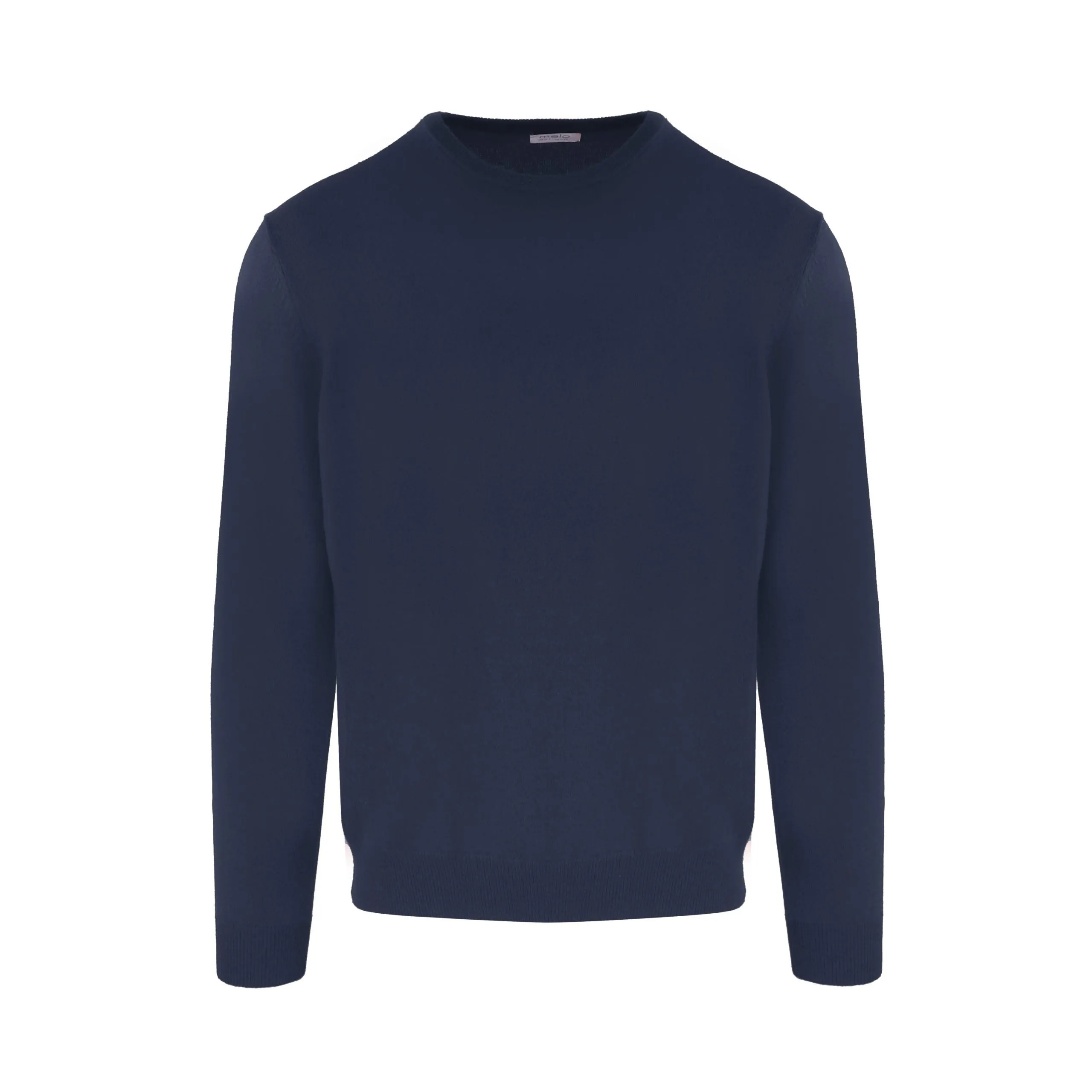 Elegant Cashmere Roundneck Sweater in Chic Blue sold by Louxly