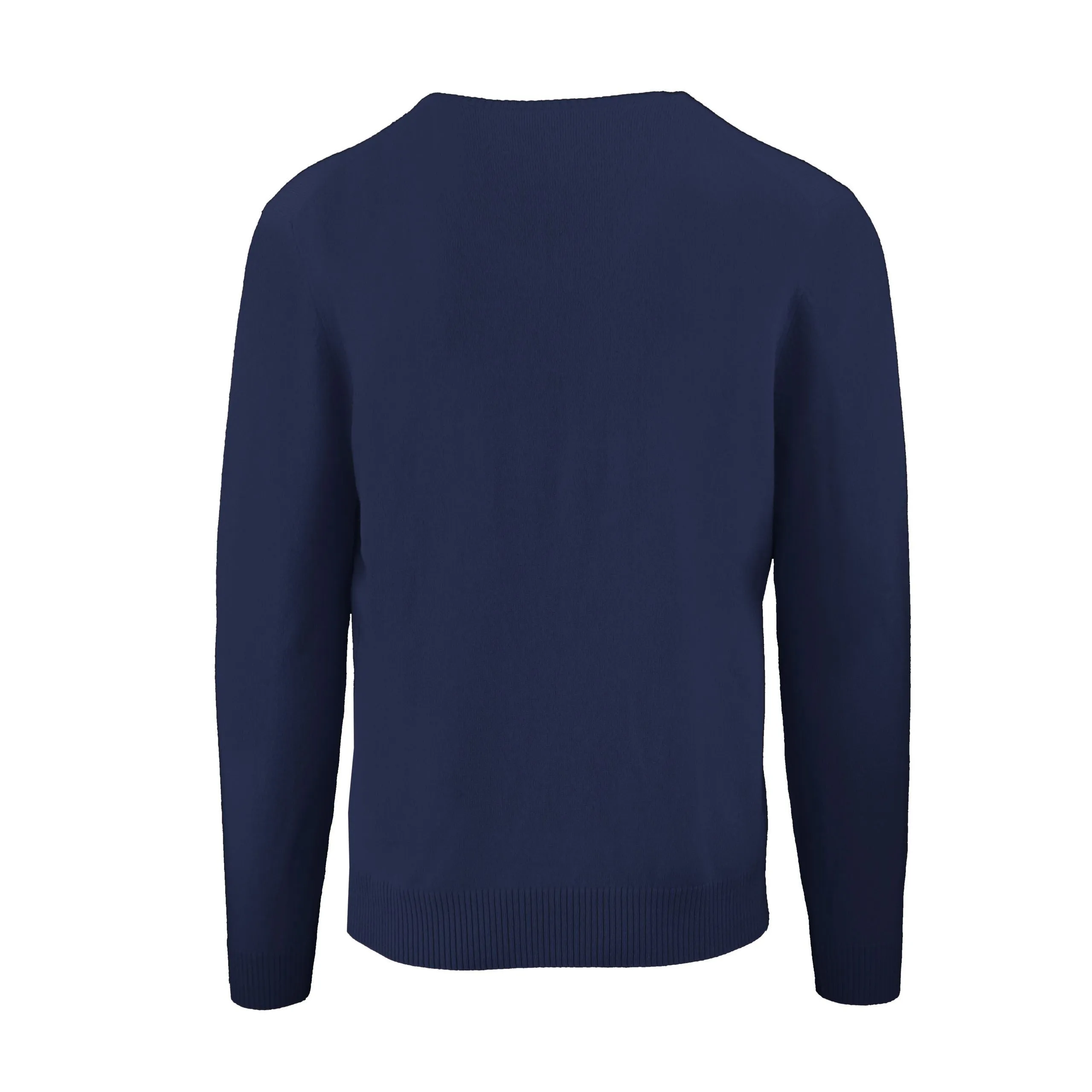 Elegant Cashmere Roundneck Sweater in Chic Blue sold by Louxly product image thumbnail 2