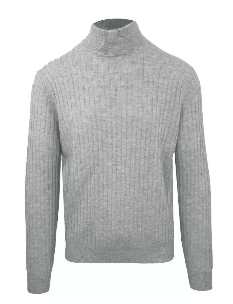 Elegant Wool Cashmere Turtleneck Sweater sold by Louxly