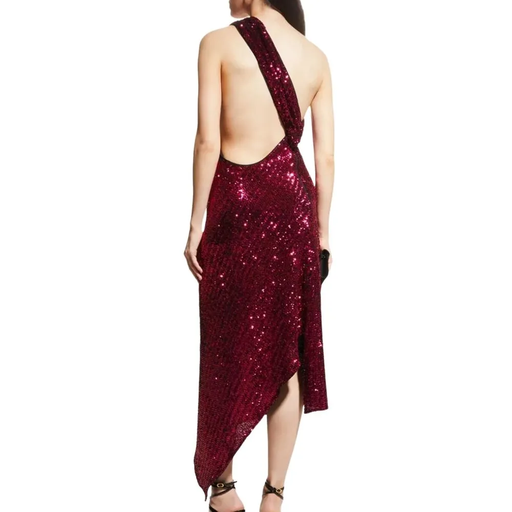 Red Polyester Dress sold by Louxly product image thumbnail 2