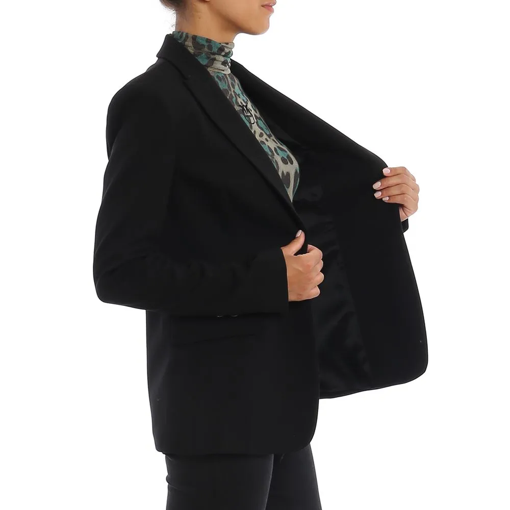 Black Viscose Suits & Blazer sold by Louxly product image thumbnail 4