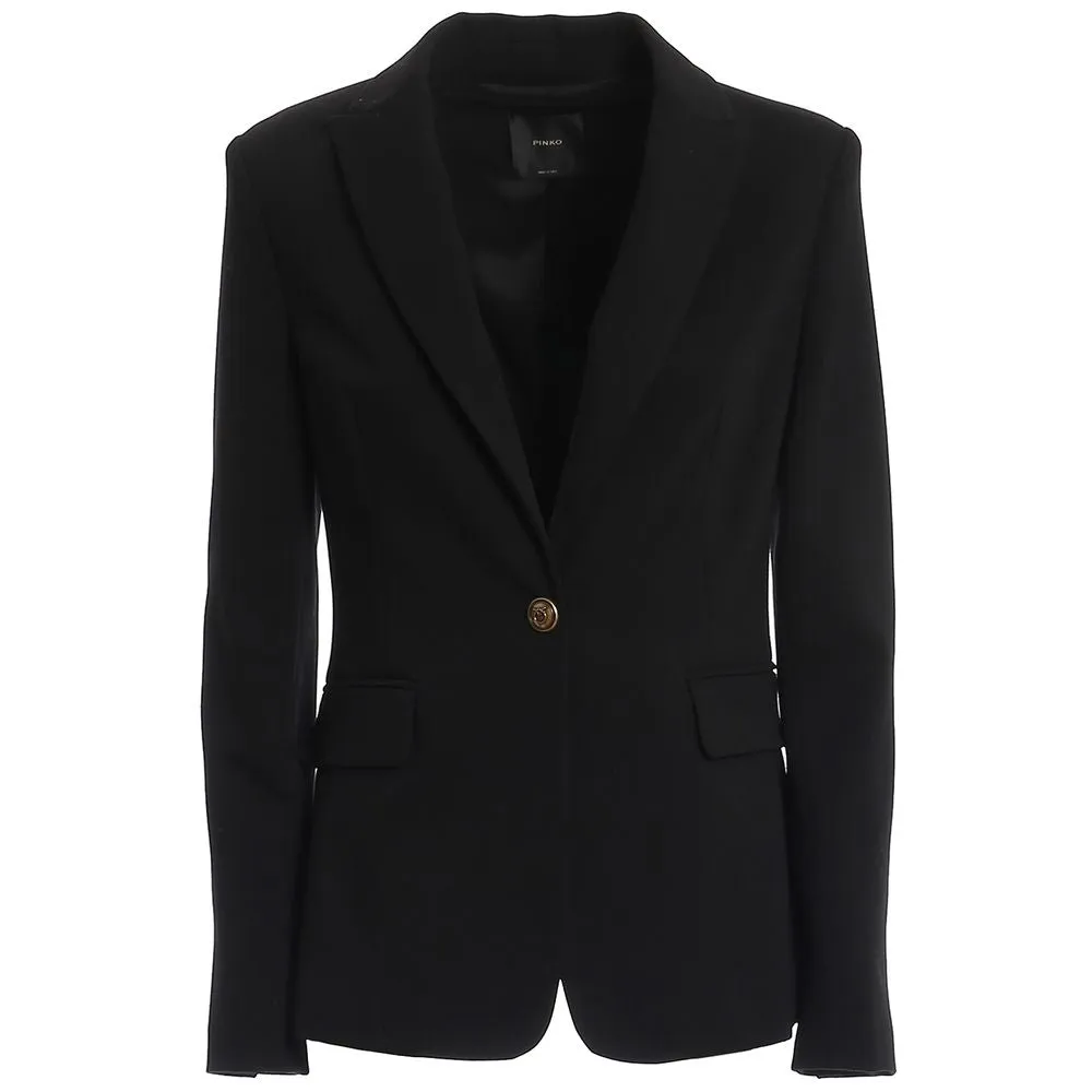 Black Viscose Suits & Blazer sold by Louxly