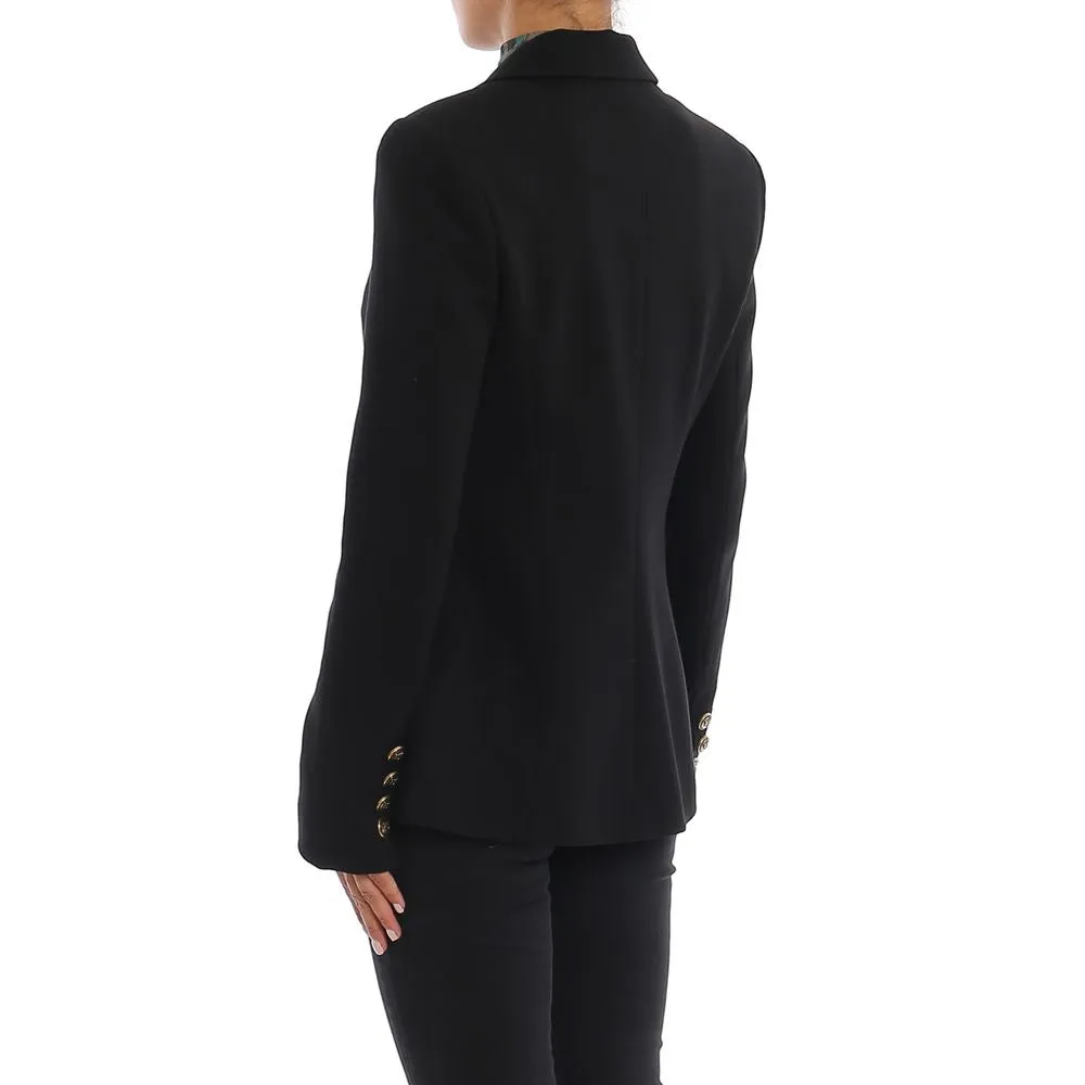 Black Viscose Suits & Blazer sold by Louxly product image thumbnail 2