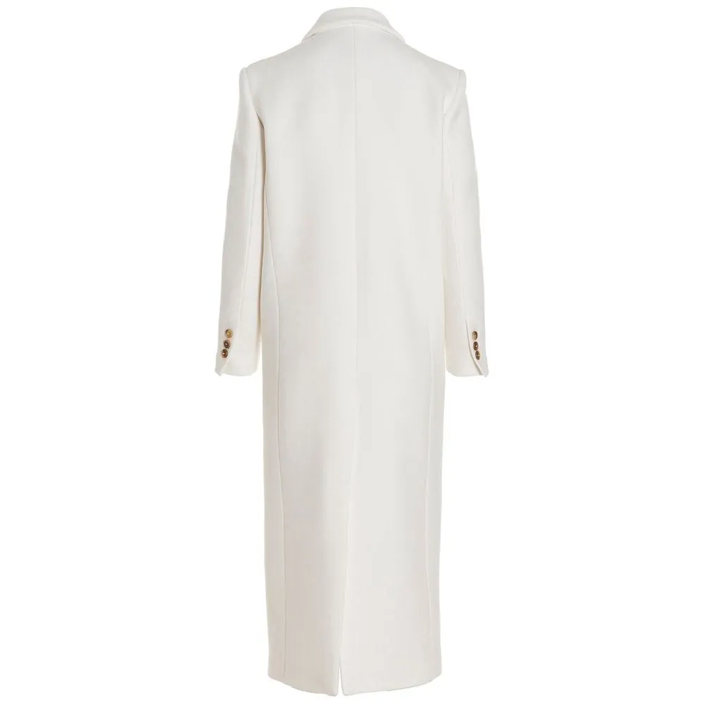 White Wool Jackets & Coat sold by Louxly product image thumbnail 2