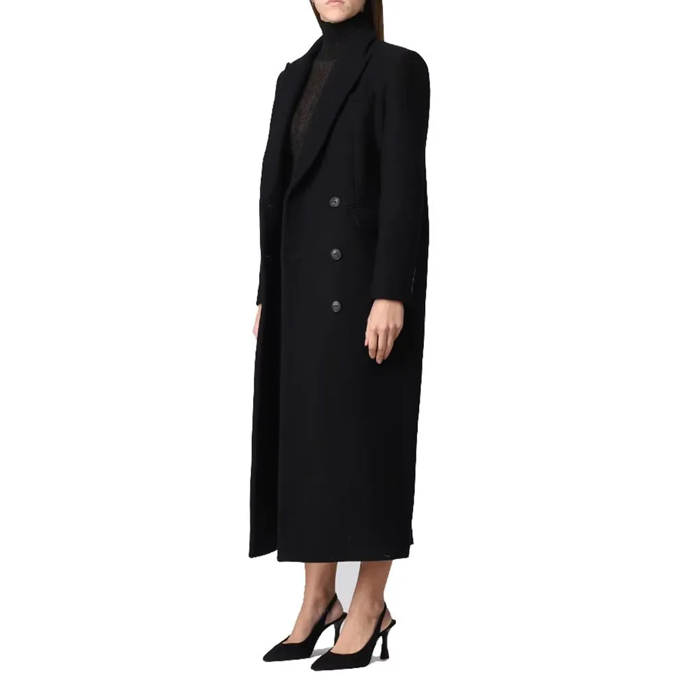Black Wool Jackets & Coat sold by Louxly product image thumbnail 3