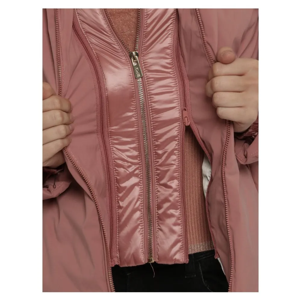 Pink Nylon Jackets & Coat sold by Louxly product image thumbnail 4