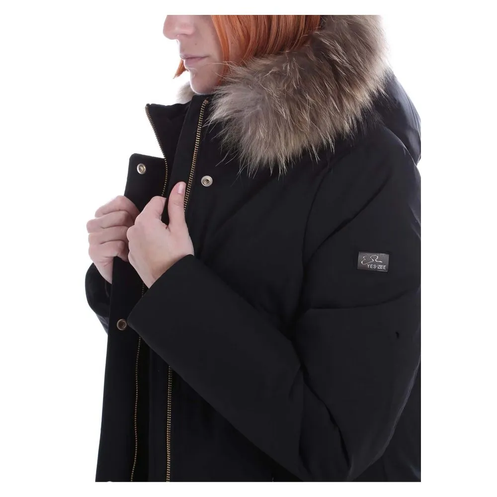Black Nylon Women Parka sold by Louxly product image thumbnail 4