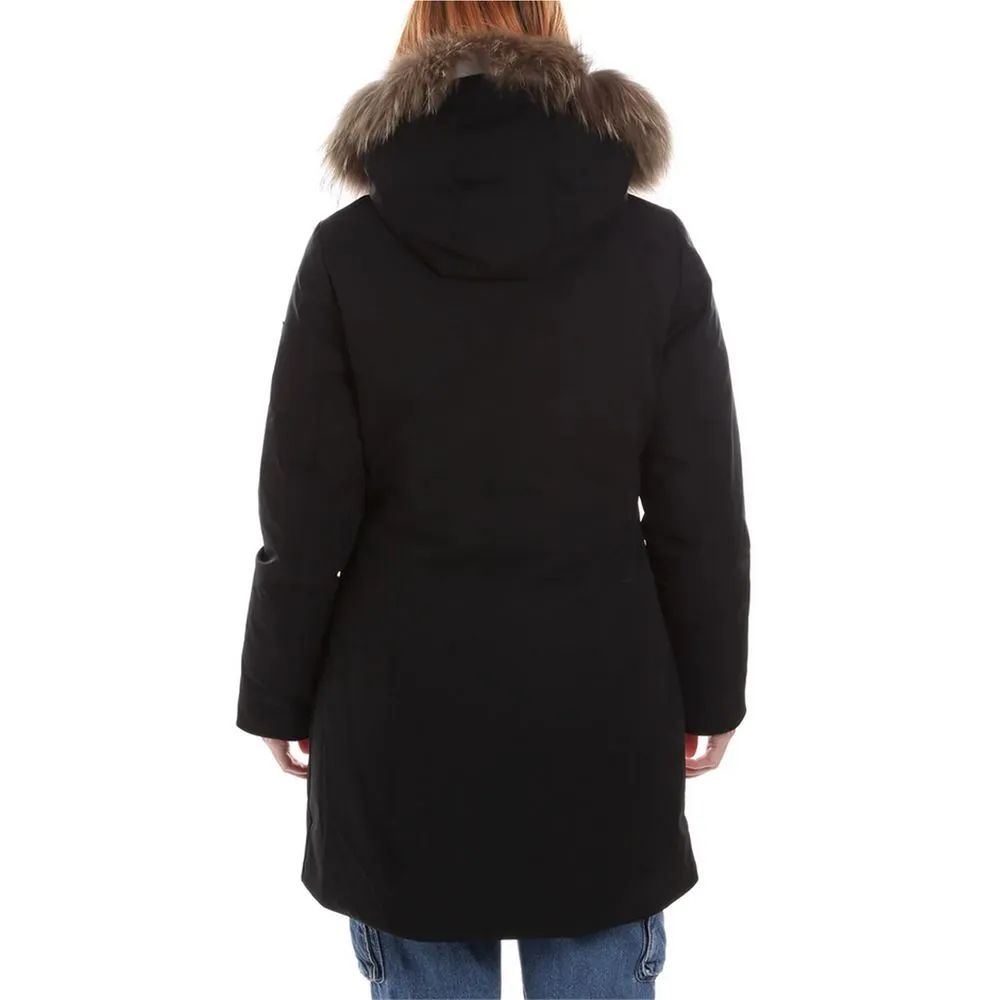 Black Nylon Women Parka sold by Louxly product image thumbnail 2