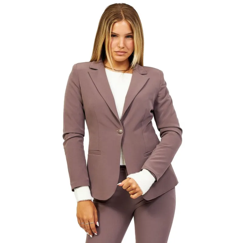 Gray Polyester Suits & Blazer sold by Louxly