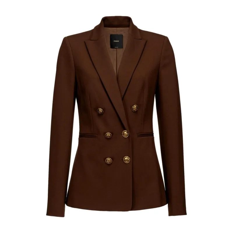 Brown Viscose Suits & Blazer sold by Louxly