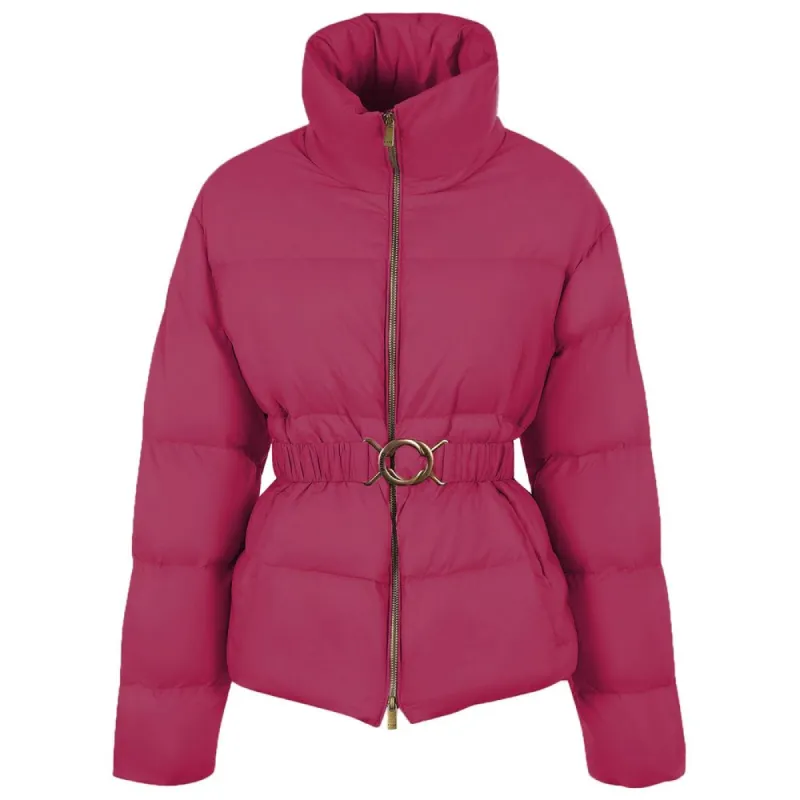 Fuchsia Nylon Jackets & Coat sold by Louxly