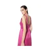 Fuchsia Polyester Dress sold by Louxly