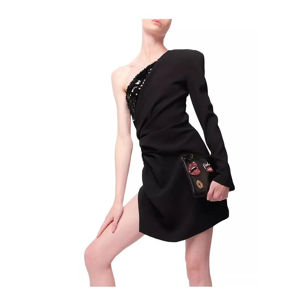 Black Poliester Dress sold by Louxly product image thumbnail 3