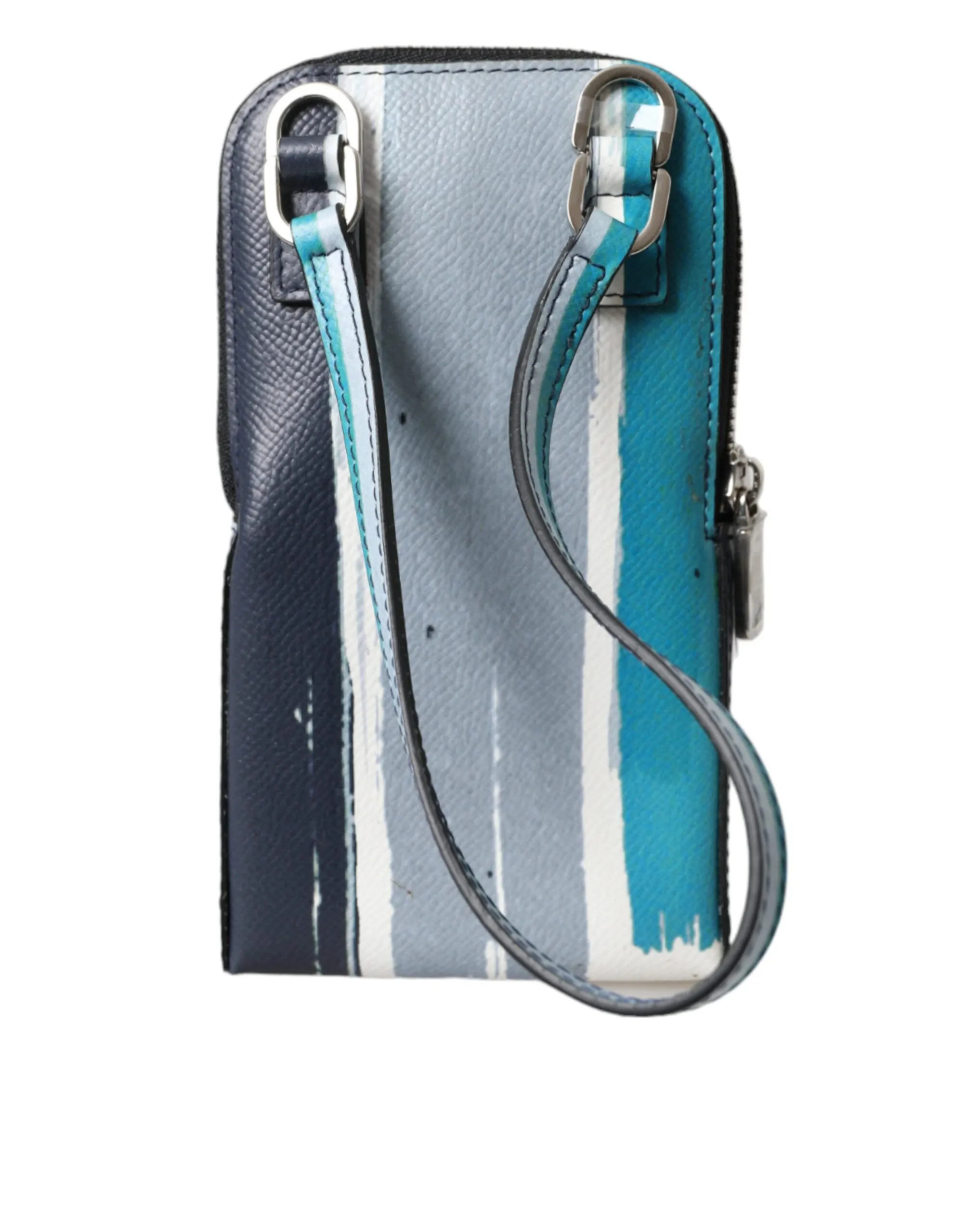 Multicolor Leather DG Logo Silver Zip Card Holder Wallet sold by Louxly product image thumbnail 4