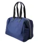 Blue Nylon Calfskin Hand Shoulder Duffel Bag sold by Louxly