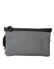 Gray Neoprene Logo Zip Waist Fanny Pack Belt Pouch Bag sold by Louxly