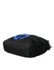 Black Nylon Blue Leather Hashtag Shopping Tote Bag sold by Louxly