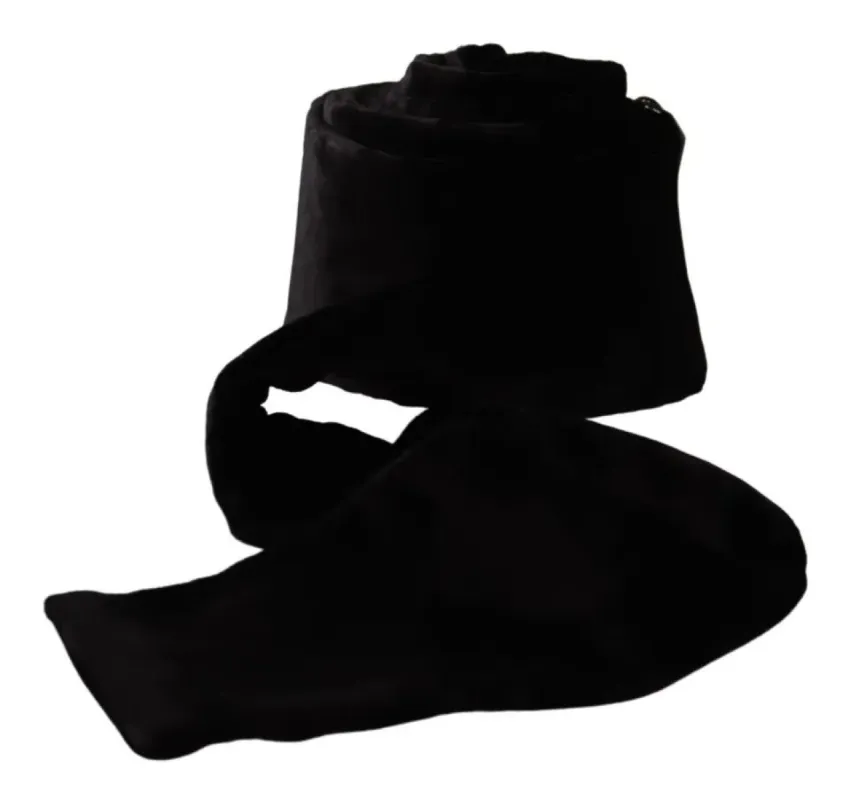 Black Velvet Viscose Waist Wide Women Belt sold by Louxly