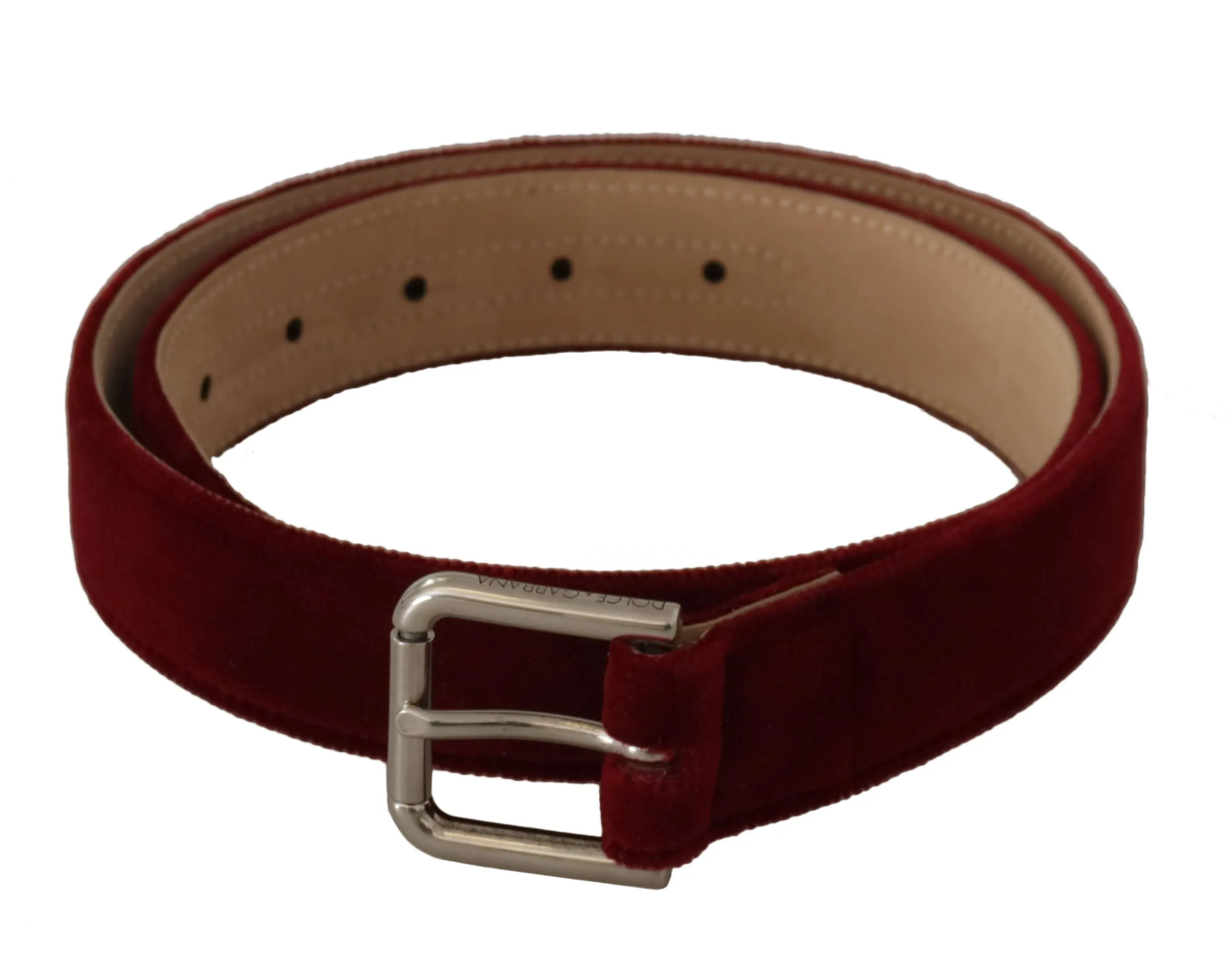 Elegant Velvet Logo Engraved Belt sold by Louxly