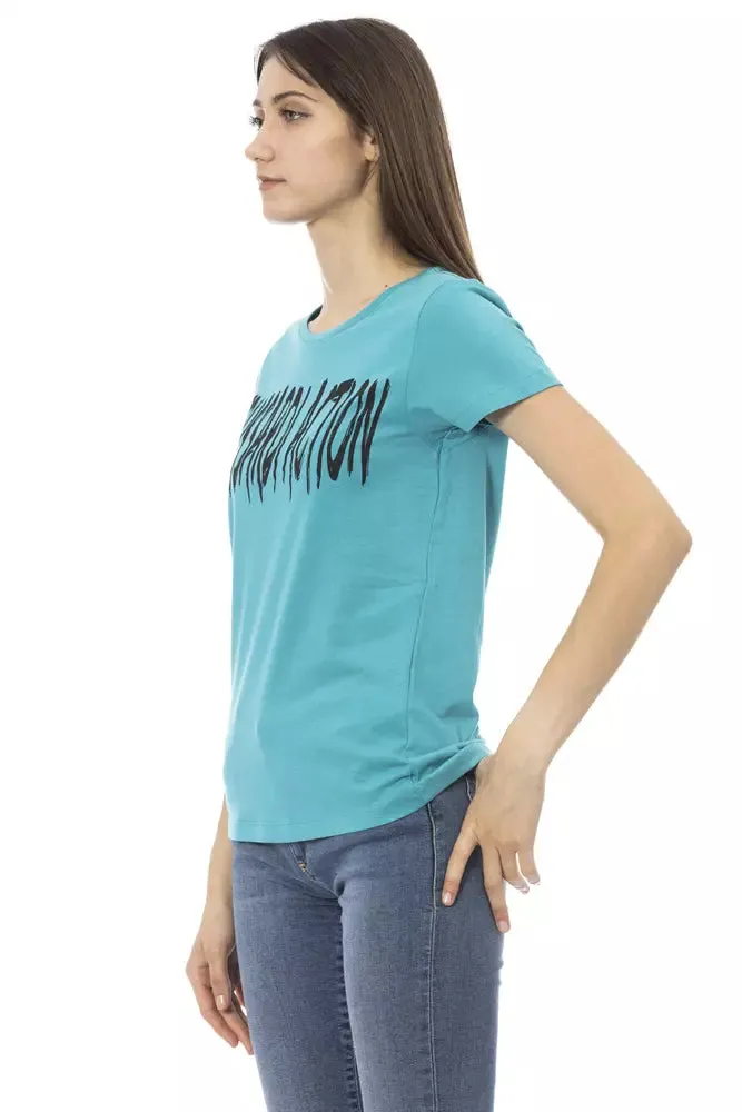 Light Blue Cotton Women Top sold by Louxly product image thumbnail 2