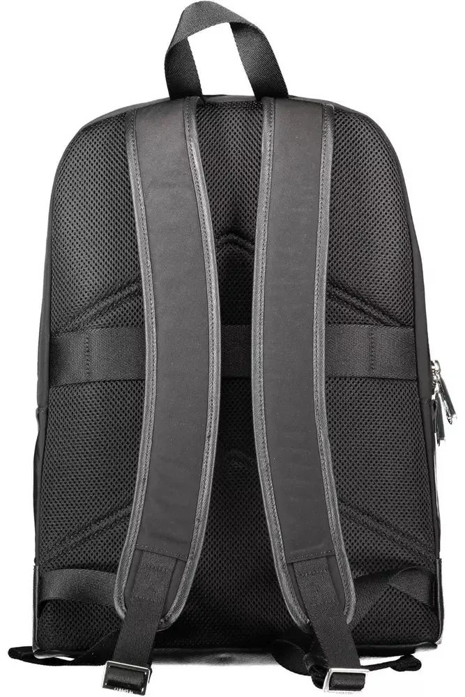 Black Polyester Men Backpack sold by Louxly product image thumbnail 2
