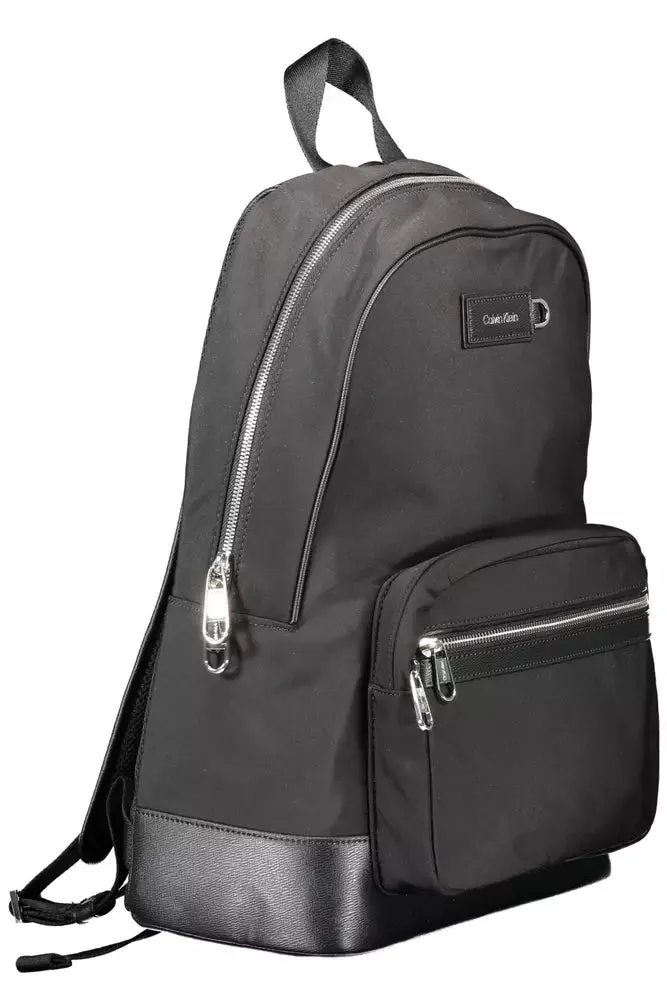 Black Polyester Men Backpack sold by Louxly product image thumbnail 3
