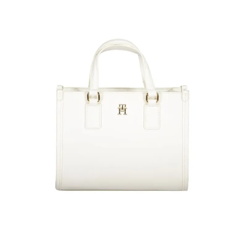 White Polyethylene Handbag sold by Louxly