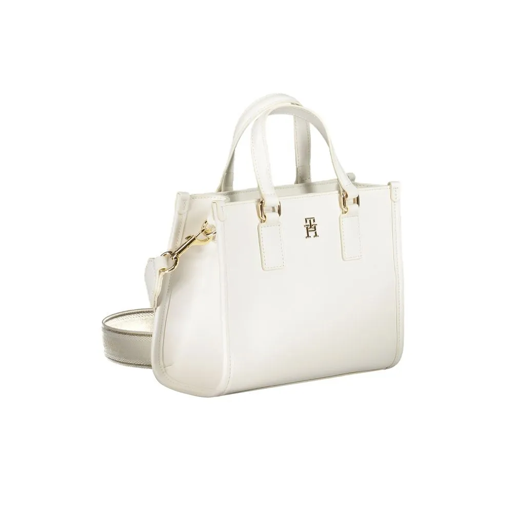 White Polyethylene Handbag sold by Louxly product image thumbnail 3