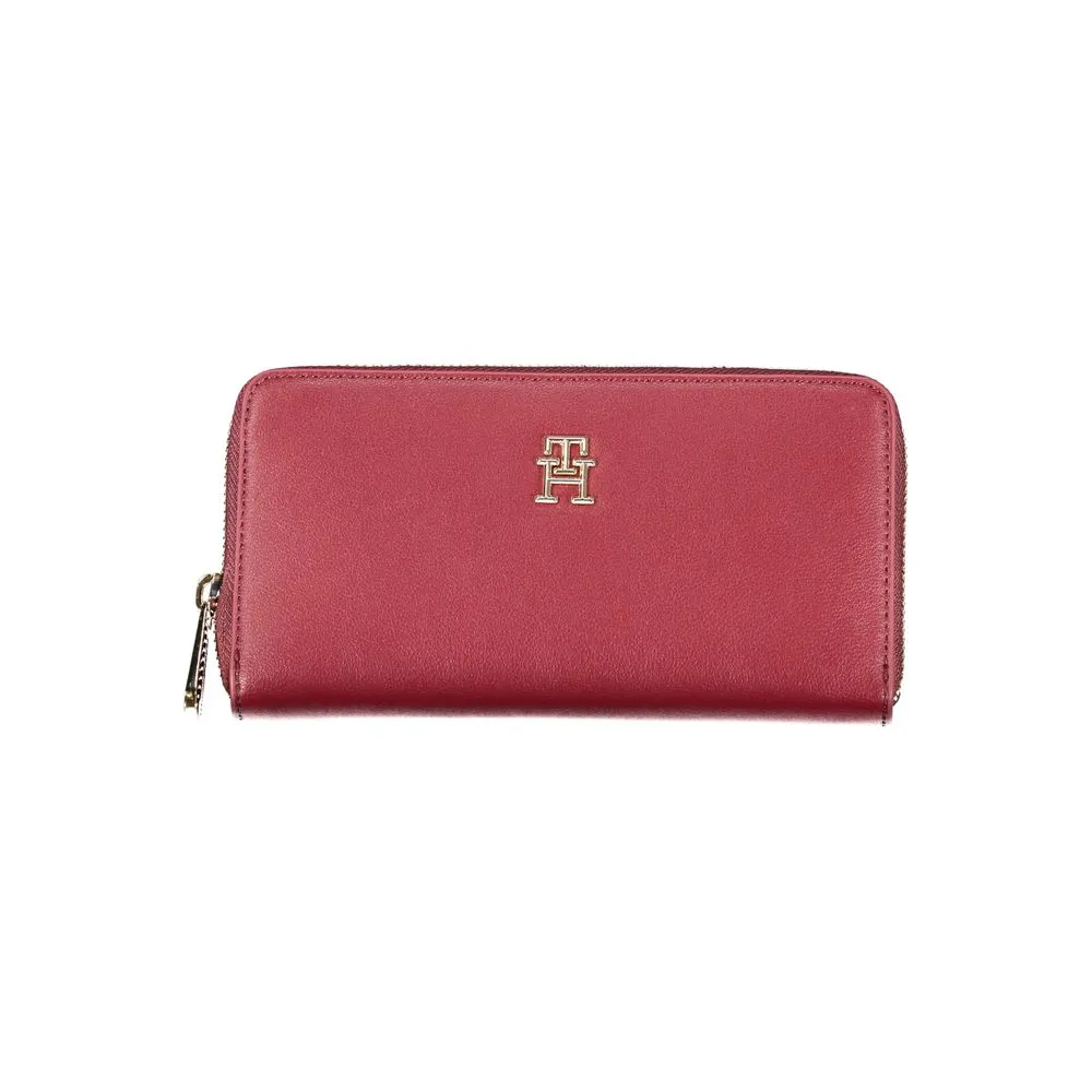 Pink Polyester Women Wallet sold by Louxly