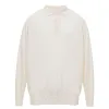 White Cashemere Polo Shirt sold by Louxly