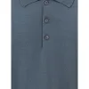 Gray Wool Polo Shirt sold by Louxly