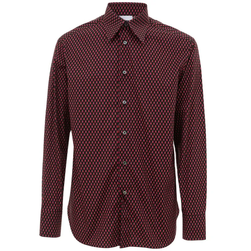 Bicolor Cotton Shirt sold by Louxly