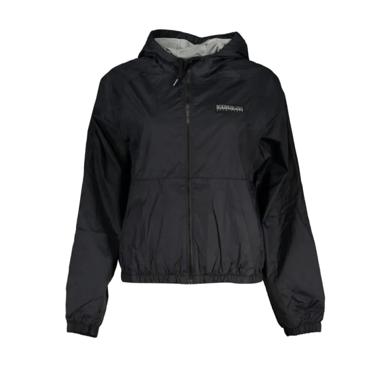 Black Polyester Women Jacket sold by Louxly