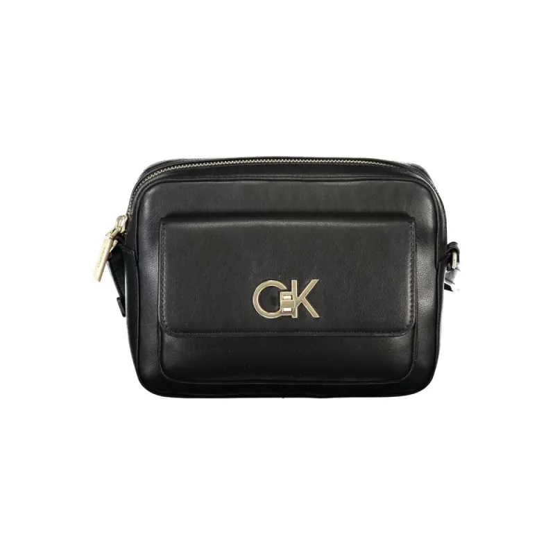 Black Polyester Handbag sold by Louxly