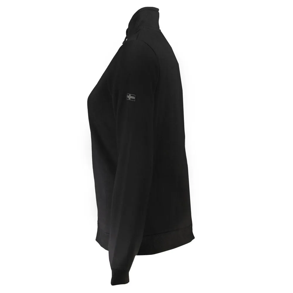 Black Cotton Women Sweater sold by Louxly product image thumbnail 3