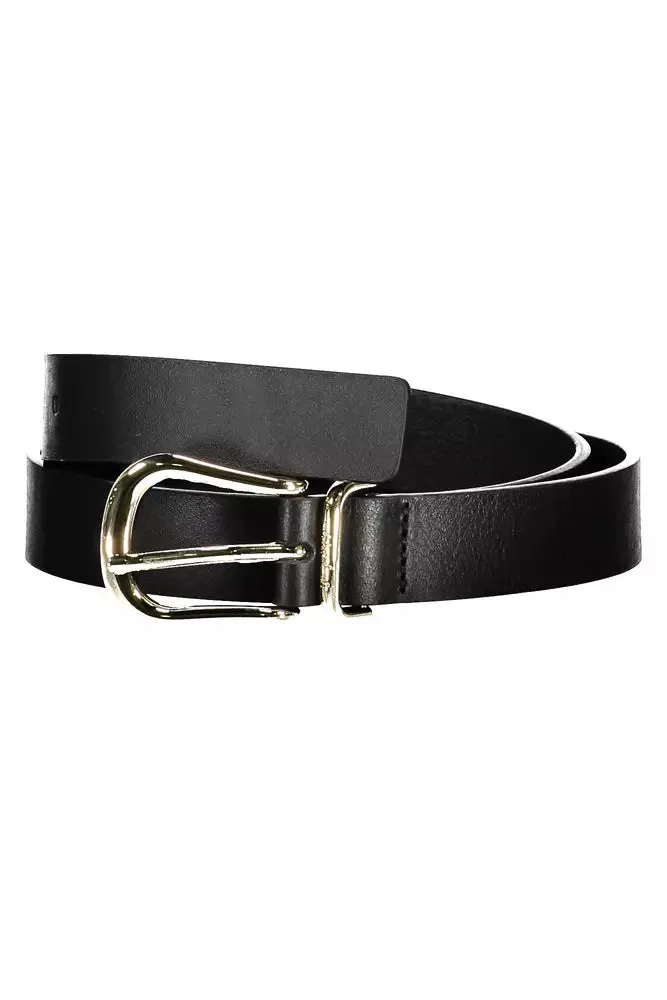 Black Leather Women Belt sold by Louxly
