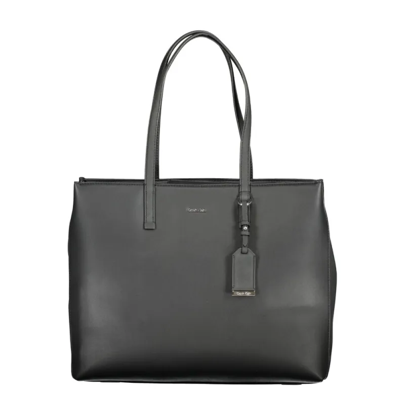 Black Polyester Handbag sold by Louxly