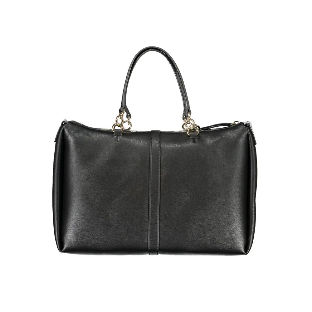 Black Polyester Handbag sold by Louxly product image thumbnail 2