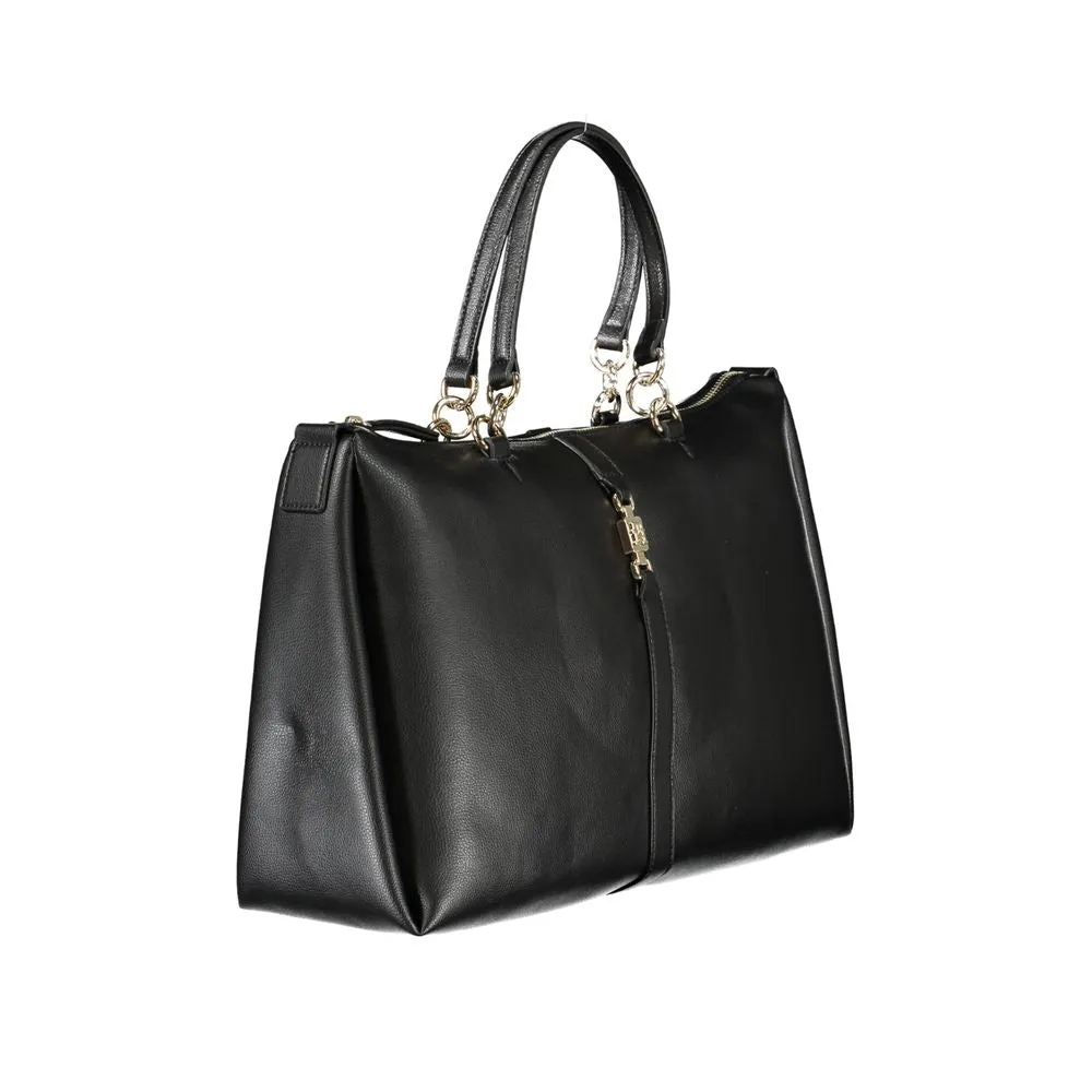Black Polyester Handbag sold by Louxly product image thumbnail 3