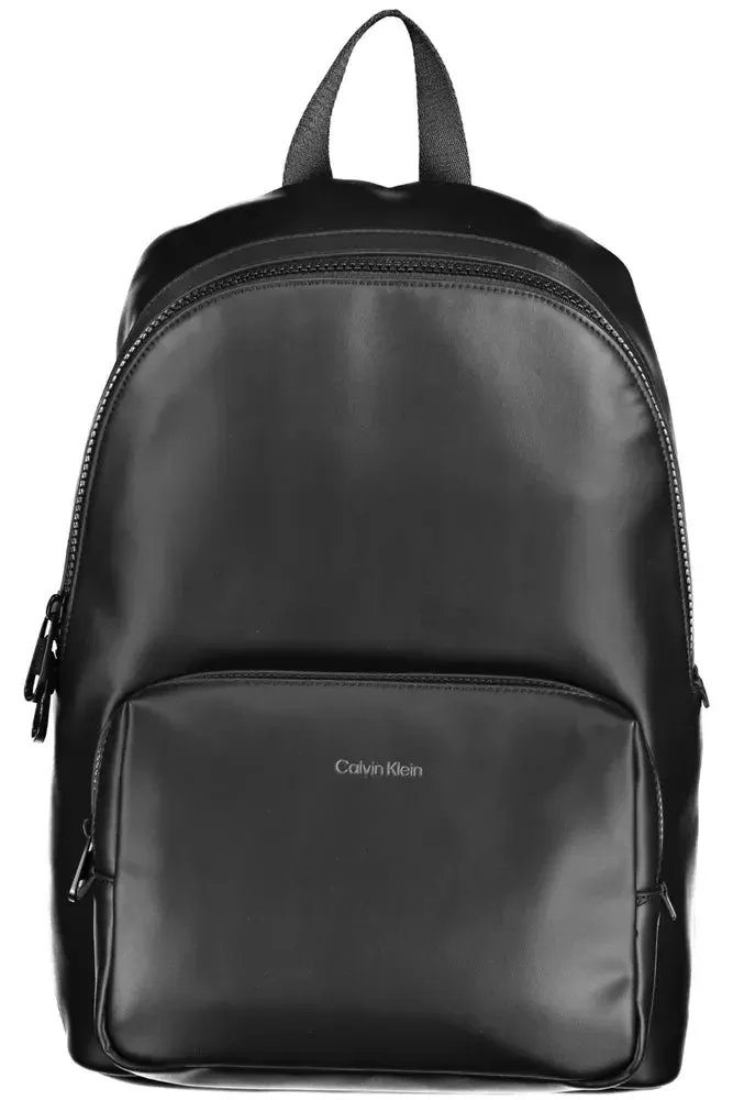 Black Polyester Men Backpack sold by Louxly