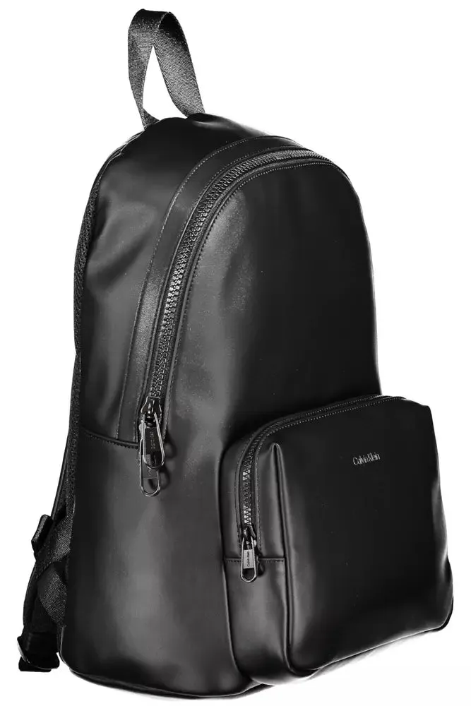 Black Polyester Men Backpack sold by Louxly product image thumbnail 3