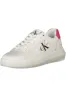 Eco-Conscious White Sneakers with Logo Accent sold by Louxly